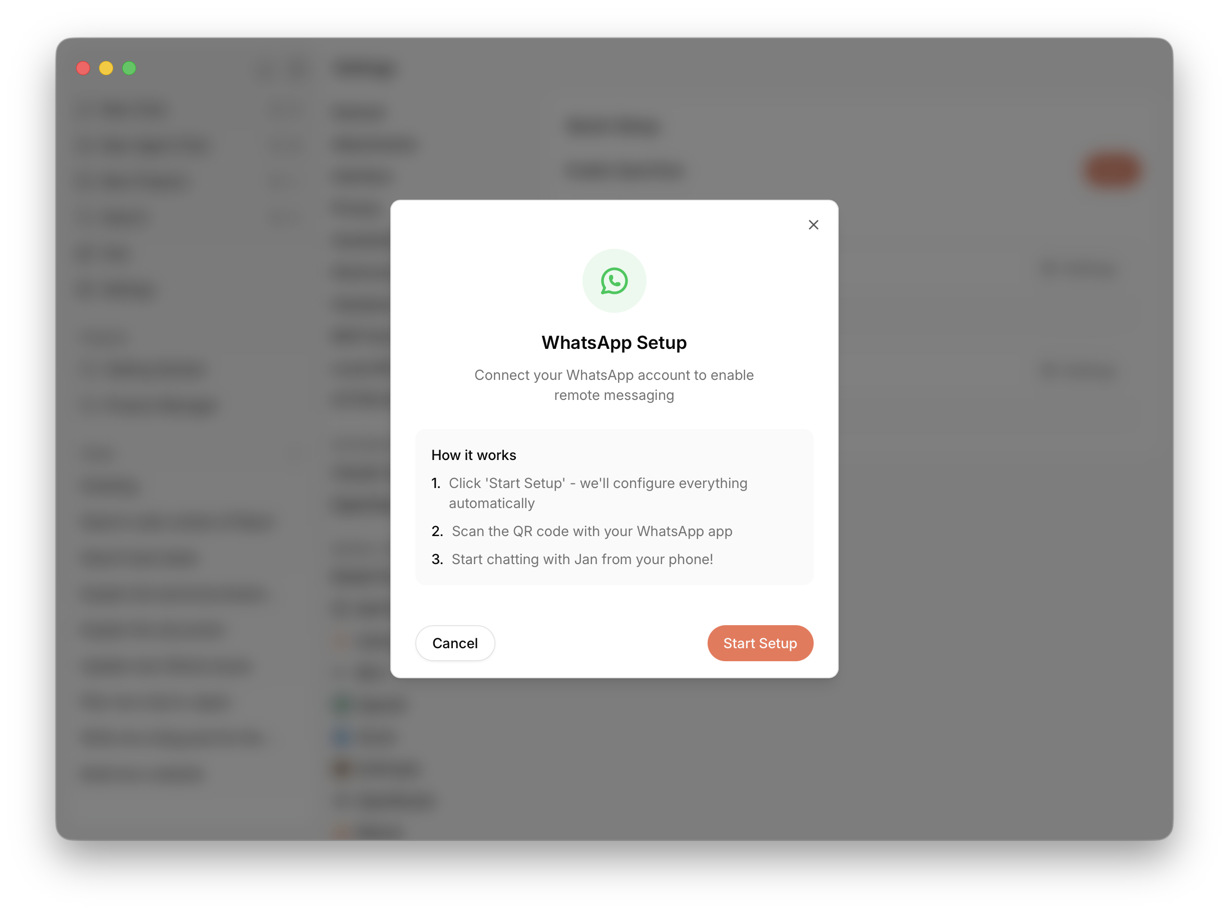WhatsApp Setup